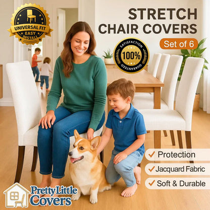 PrettyGuard™ Waterproof Stretch Chair Covers