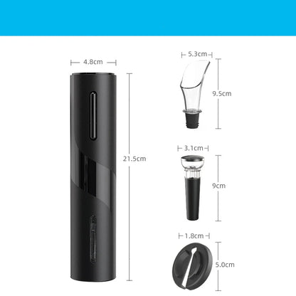 VinoMaster™ Electric Wine Opener – One-Touch Automatic Corkscrew with USB Charging & Foil Cutter