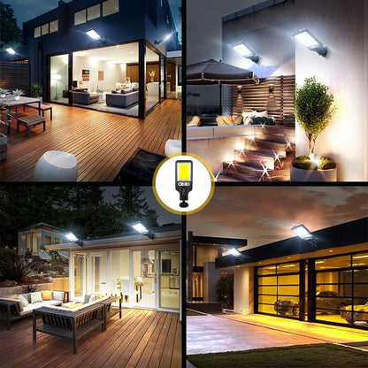 BrilloSolar™ Motion Sensor LED Lights – Waterproof, Solar-Powered & Weather-Resistant