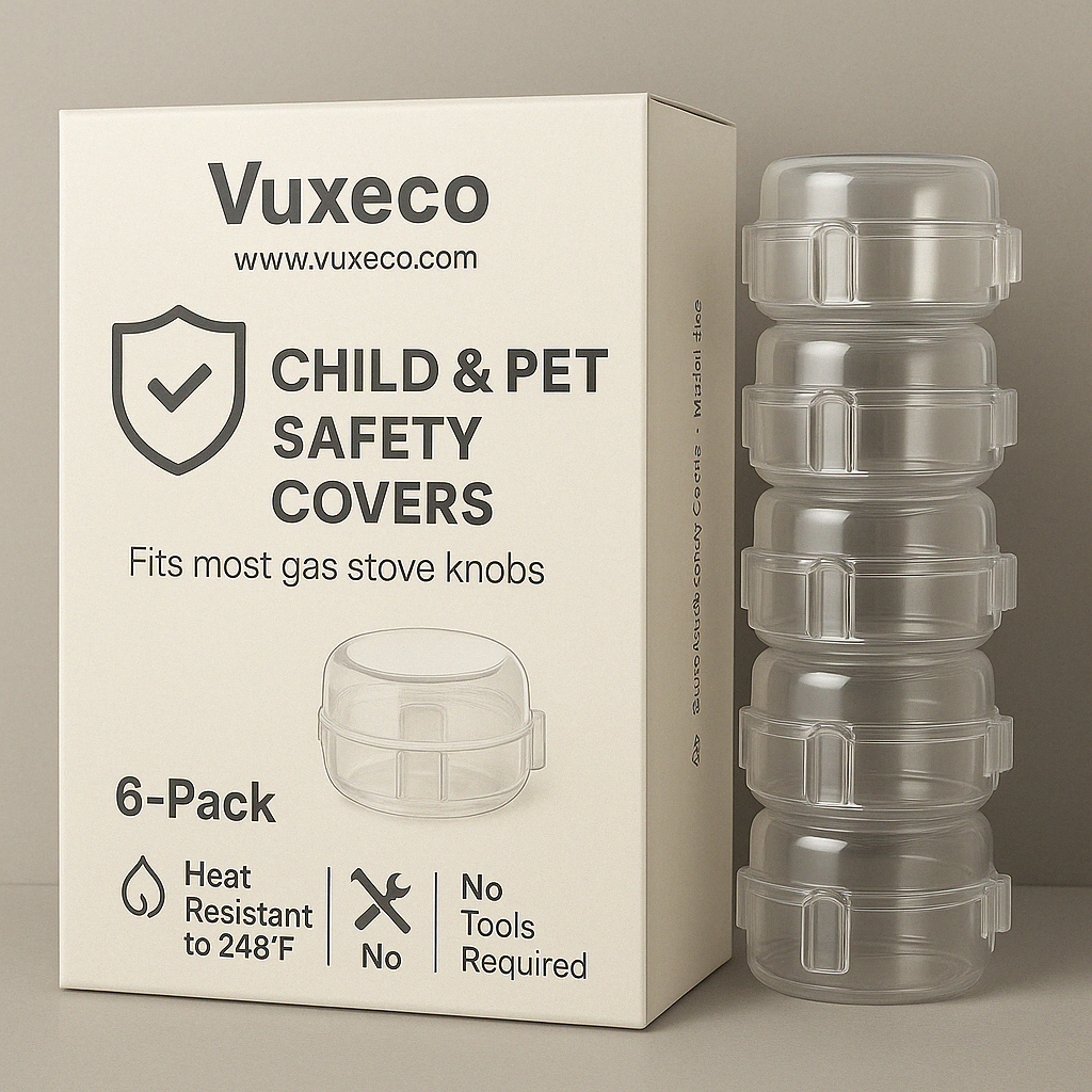 Vuxeco™ Oven Knob Safety Covers